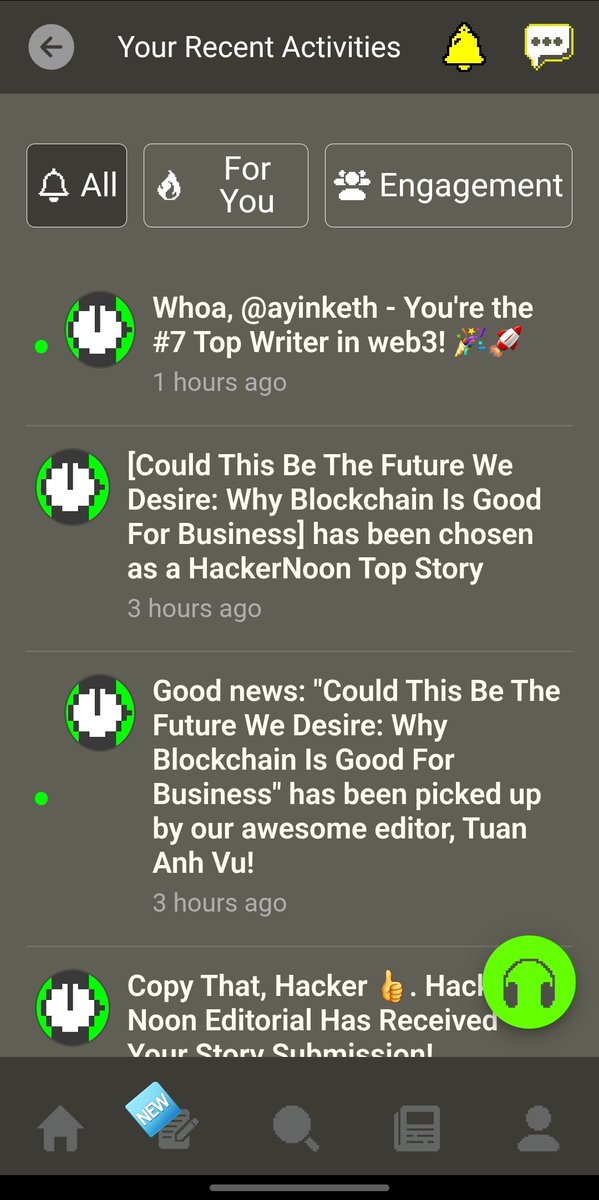 Ayinketh (@ayinketh) on Twitter photo Some hours ago, I submitted one of my <a href="/hackernoon/">HackerNoon | Learn Any Technology</a> article drafts, and now it's trending and am trending too
Read it here
hackernoon.com/could-this-be-… Some hours ago, I submitted one of my <a href="/hackernoon/">HackerNoon | Learn Any Technology</a> article drafts, and now it's trending and am trending too
Read it here
hackernoon.com/could-this-be-…