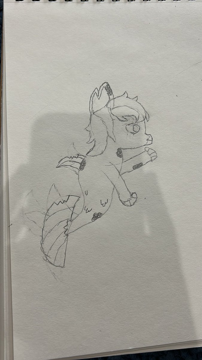 Can’t decide if I like him or not he’s a shark sea pony