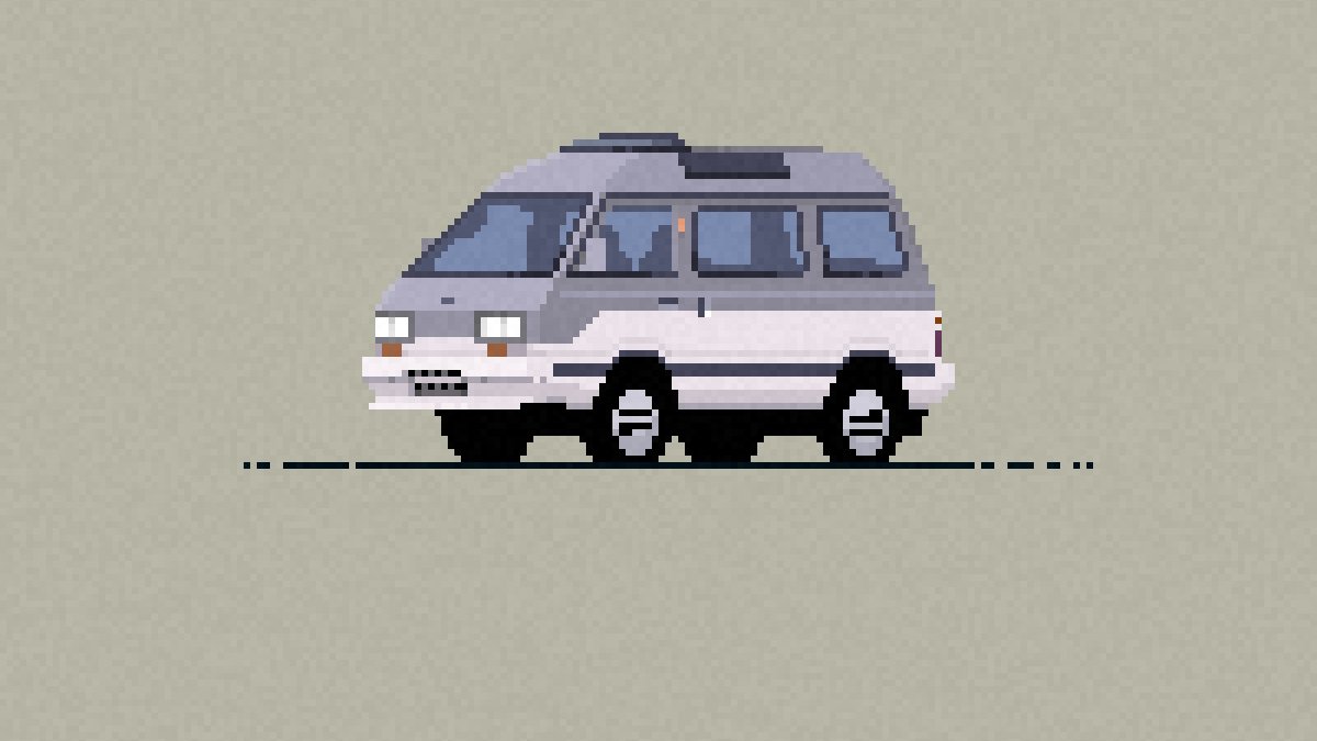 Subaru Domingo 1983
7 people in the size of a modern Mini Cooper. Sliding doors and 4WD, engineering level 100.

#pixelart #pixel #pixelcar #art #carillustration #carinstagram #cardrawing #etherfieldgames #etherfieldstudio #SubaruDomingo #Microvan #RetroCars #Subaru