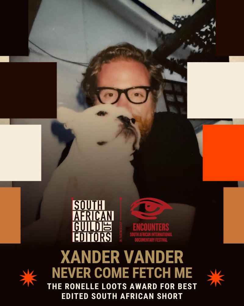 editorsguildsa (@editorsguildsa) on Twitter photo Big congrats to Xander Vander, co-editor of Never Come Fetch Me, for winning the Ronelle Loots Award for Best Edited South African Short at <a href="/EncountersDoc/">Encounters Festival</a>! The jury praised its masterful rhythm & precision. Big congrats to Xander Vander, co-editor of Never Come Fetch Me, for winning the Ronelle Loots Award for Best Edited South African Short at <a href="/EncountersDoc/">Encounters Festival</a>! The jury praised its masterful rhythm & precision.