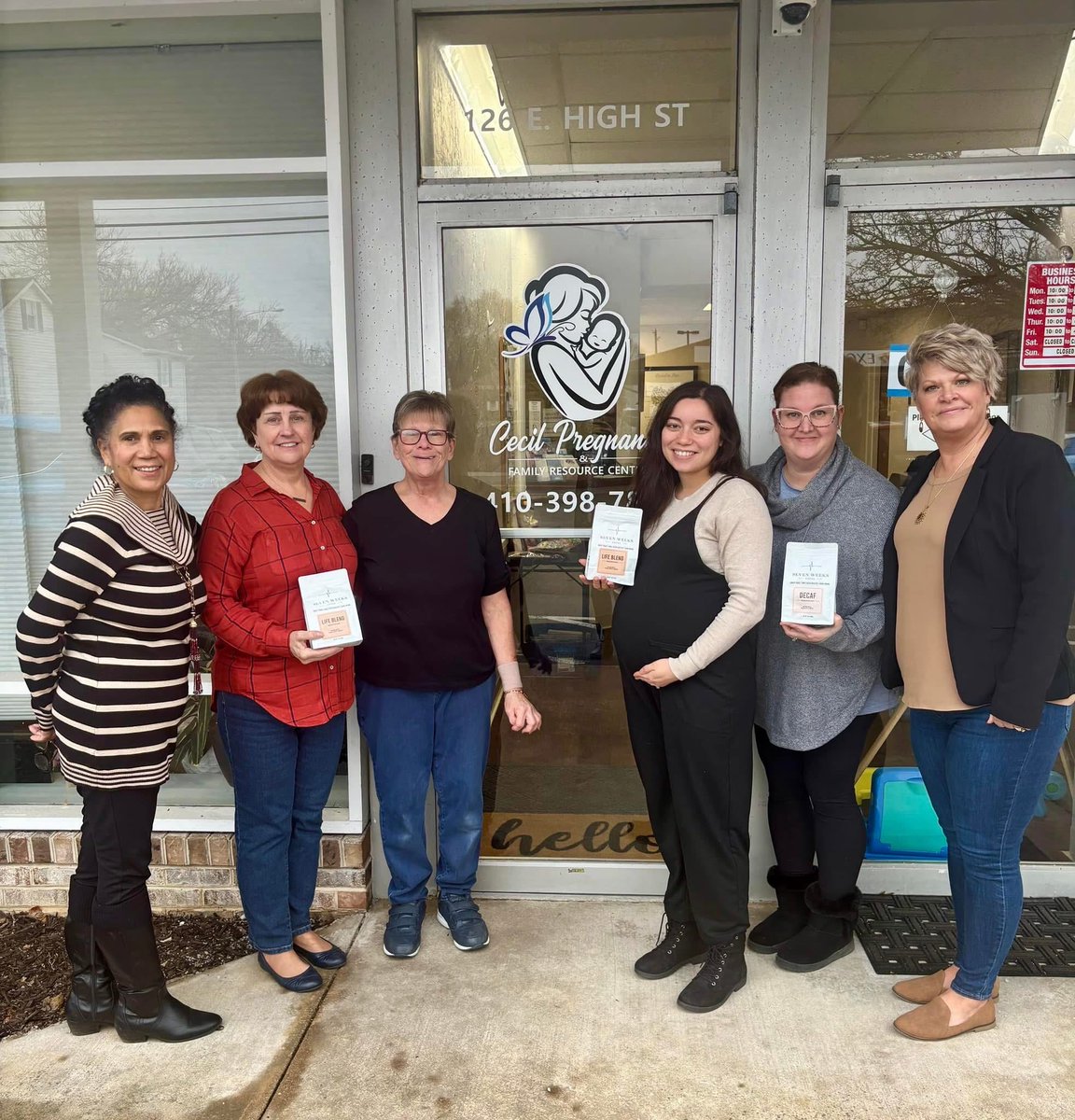 Seven Weeks Coffee announced that it donated over one million dollars in support of pro-life causes.

Image: Cecil Pregnancy &amp; Family Resource Center