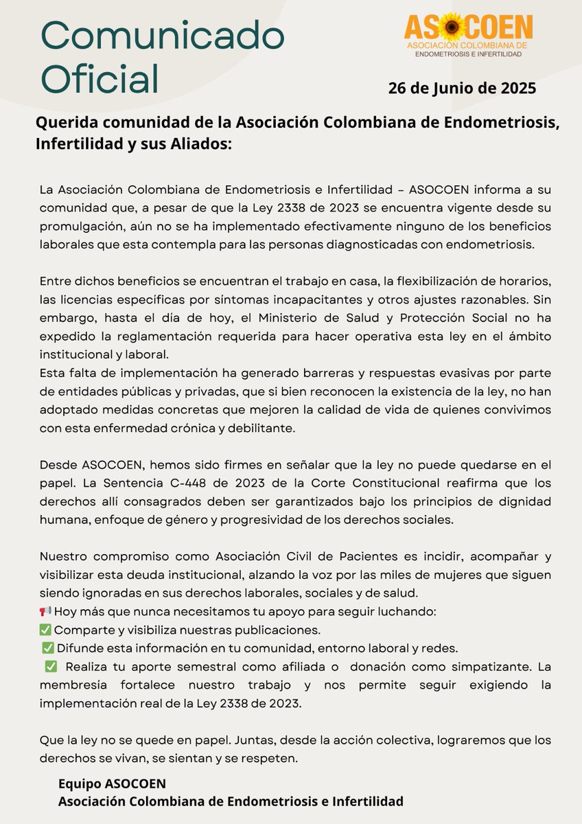 EndometriosisColombia tweet media