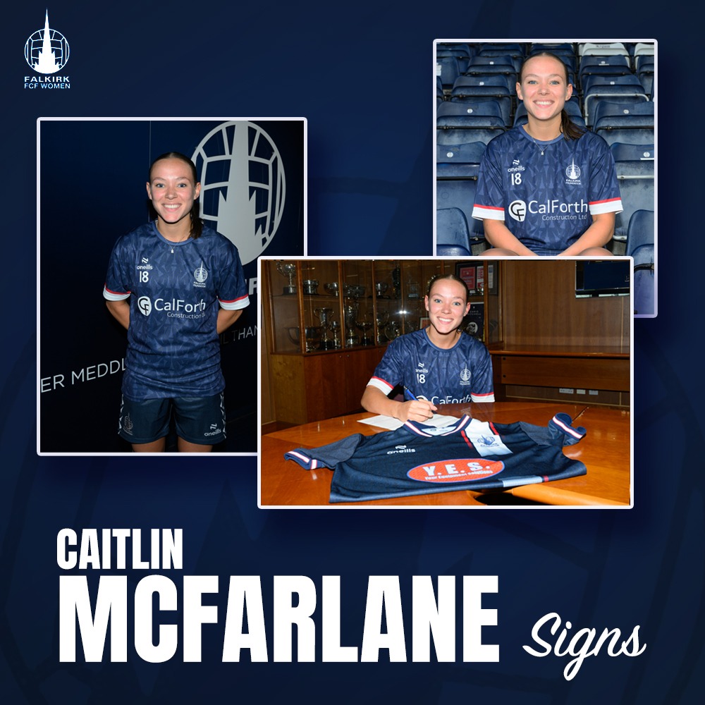 Falkirk Women (@falkirkwomen_) on Twitter photo πππ’ππ₯π’π§ πππ
ππ«π₯ππ§π π¬π’π π§π¬ βπ»
We are delighted to announce that Caitlin McFarlane is our first signing of the 25/26 season!
Caitlin has joined us after a brief spell at Westdyke. We look forward to watching her in the navy blue this season! π πππ’ππ₯π’π§ πππ
ππ«π₯ππ§π π¬π’π π§π¬ βπ»
We are delighted to announce that Caitlin McFarlane is our first signing of the 25/26 season!
Caitlin has joined us after a brief spell at Westdyke. We look forward to watching her in the navy blue this season! π