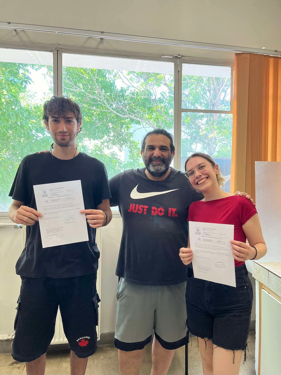 Special day for our group today. Our first undergraduate students Μιχάλης and  @paraskevipap03 presented their  diploma thesis. Congratulations I wish you all the best in your future endeavours.