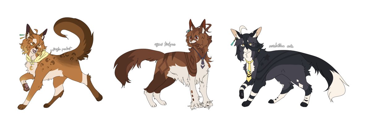 something something about being able to tell if someone is a warrior cats fan or not just from looking at  how they draw cats