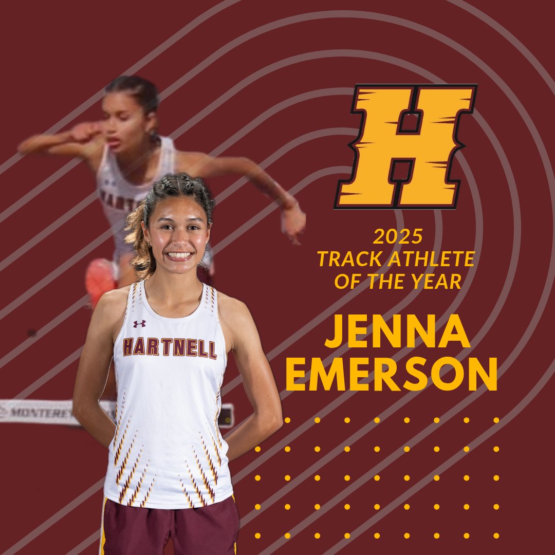 Hartnell College XC/TF (@collegetf) on Twitter photo Congratulations Jenna Emerson (Rancho San Juan) named Female Track Athlete of the Year. Jenna earned All-American honors in her first year in the 400mh and won the conference 100mh and 400mh titles.
<a href="/HartnellAthletc/">Hartnell Athletics</a>
<a href="/JohnJDevine/">John Devine</a> Congratulations Jenna Emerson (Rancho San Juan) named Female Track Athlete of the Year. Jenna earned All-American honors in her first year in the 400mh and won the conference 100mh and 400mh titles.
<a href="/HartnellAthletc/">Hartnell Athletics</a>
<a href="/JohnJDevine/">John Devine</a>