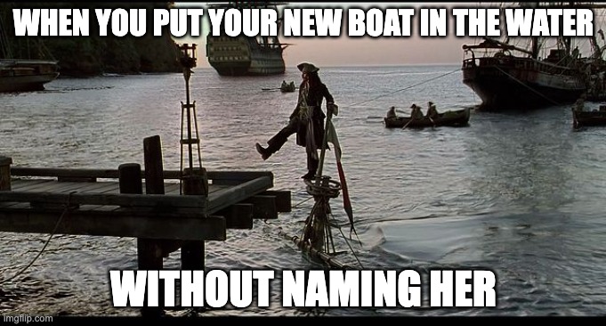 mateocernosek's tweet image. Every boat needs a good name.
Preferably before the maiden voyage.