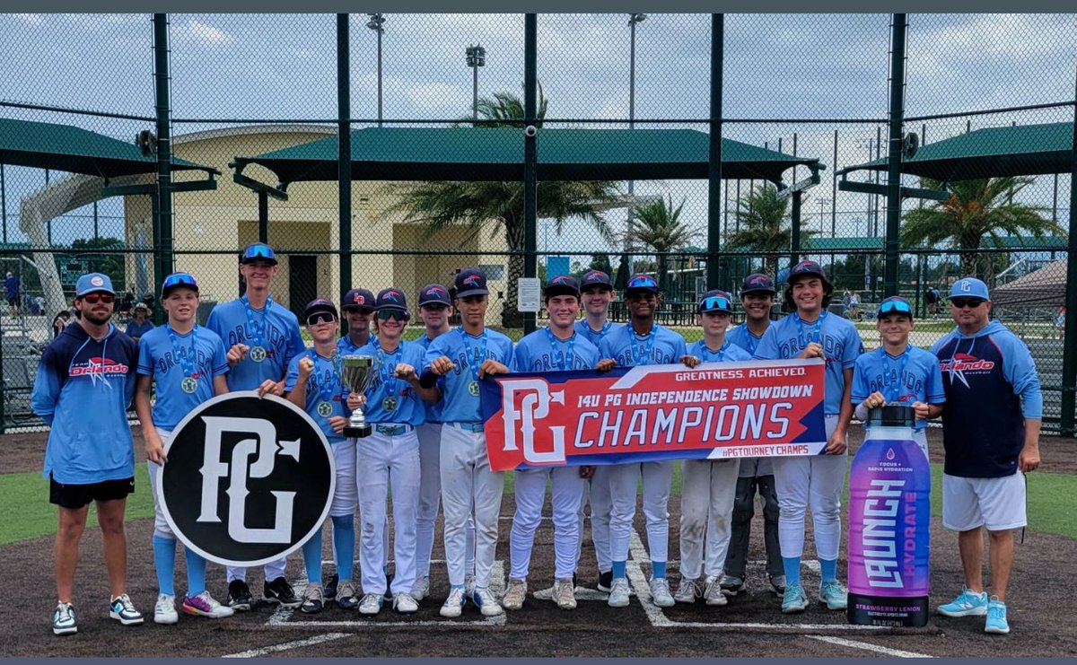 TeamOrlando Baseball (@to_bsbl) on Twitter photo 2025 14U PG Independence Showdown Champs. 2025 14U PG Independence Showdown Champs.
