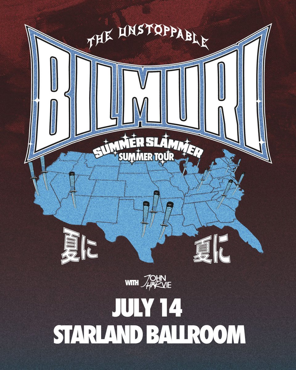One week away! We cannot wait to welcome <a href="/BilmuriTweets/">Bilmuri</a> here on July 14th. Tickets are flying, get on it!