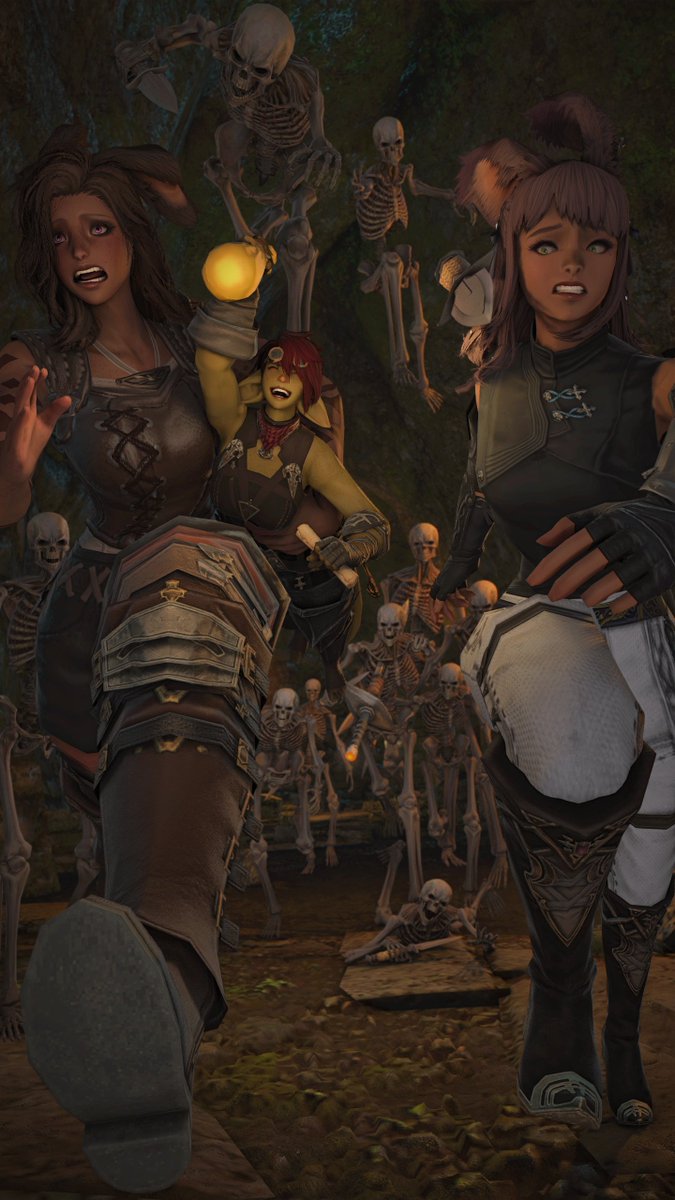 Dungeon delving gone wrong! 

was fun playing with expressions x)

#ffxiv ~ #gpose ~ #gposers ~ #ff14ss