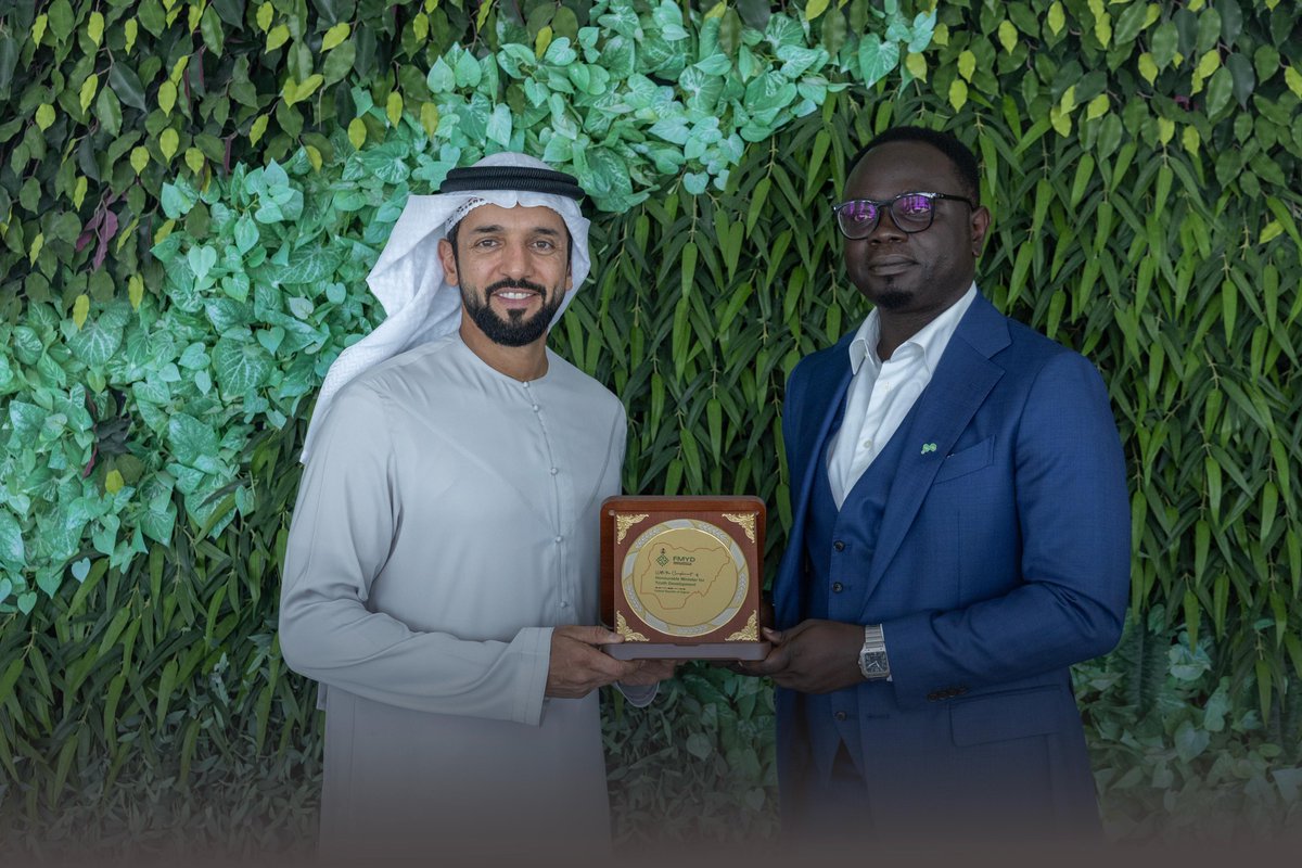 ayowisdom_'s tweet image. As part of our efforts to deepen global partnerships for youth development in Nigeria, I have the honour of visiting the United Arab Emirates, where I met with His Excellency Dr. Sultan AlNeyadi ( @Astro_Alneyadi ), Minister of State for Youth Affairs and Chief of Staff to the…