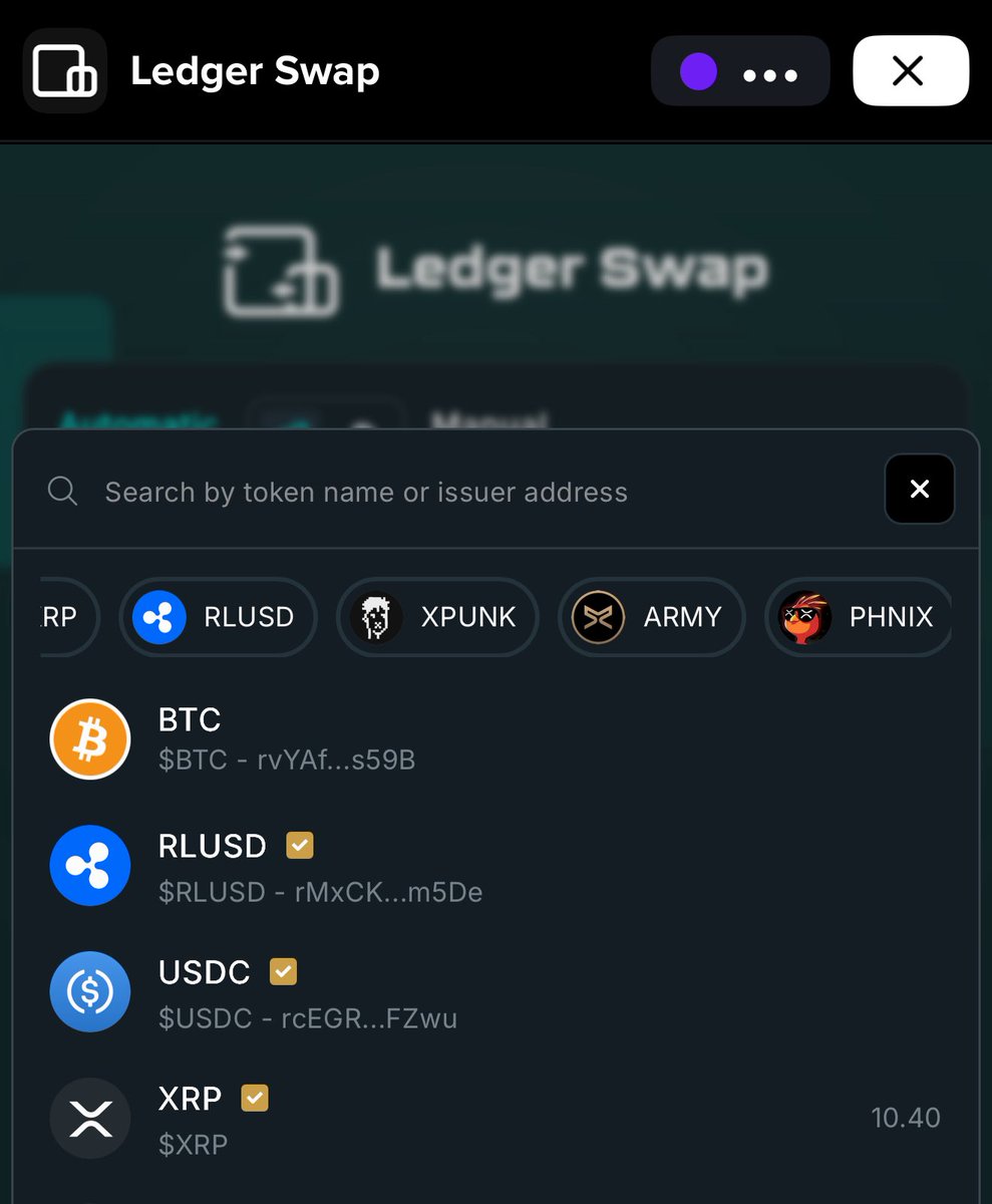 biddsonxrpl's tweet image. We added @ARMY_XRP589 and @phnix_xrp to Ledger Swap’s one-tap_bidd bar!
Who should we add next?