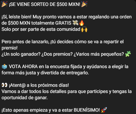 TheGabbsP2P's tweet photo. ¿Quieres saber cómo participar?
¡Únete al canal de telegram para averiguarlo!

https://t.co/g0fERCDaWt

#P2P #Cripto #usdt #btc #UsdMxn https://t.co/kALitGE0Az
