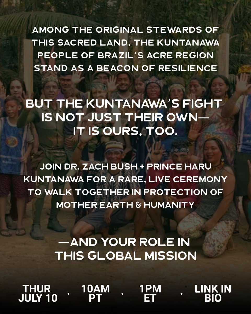 DrZachBush's tweet image. After an overwhelming response + support to our first webinar, we are offering a rare & free, virtual ceremonial gathering to continue the mission of protecting the sacred. Join us here: streamyard.com/watch/HxMWcbSP…