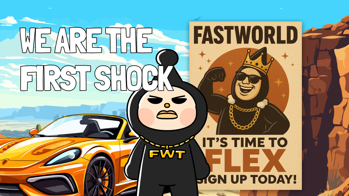 Fastworldvip's tweet photo. 🚨 WE ARE THE FIRST SHOCK
🔥 FastWorld is here to shake the game.
Dripped out. Charged up. Ready to FLEX. 💥
👑 It’s not just a meme — it’s a movement.
Join the FWT wave before it leaves you behind. 🌊
#FWT #Fastworld #Eth #BTC #binance #meme #memecoin https://t.co/GAo5Fdq3hg
