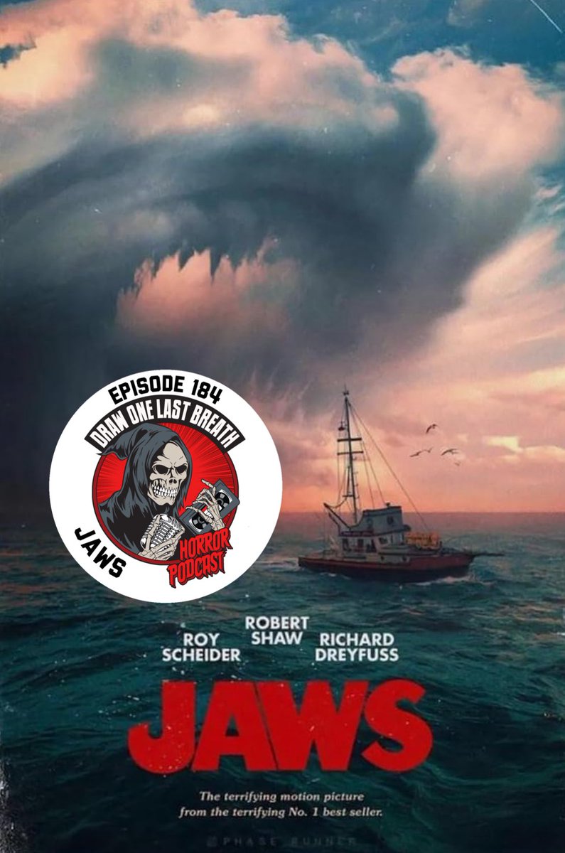 On episode 184 we review #megan2
Our movie from the vault this week was chosen by Butch is 50 years in the making as we get to dive into an absolute treasure...this episode we talk everything #JAWS 
Link⬇️
podcasts.apple.com/gb/podcast/dra…