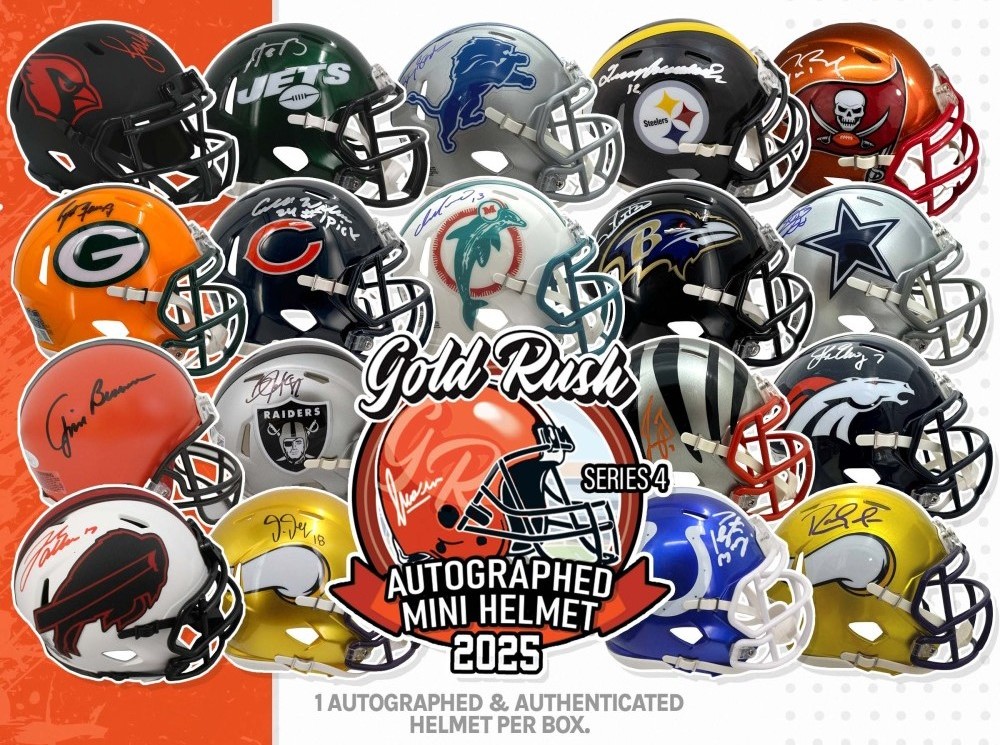 Mikey B (@mikeybcards) on Twitter photo Multiple <a href="/collectGoldRush/">Gold Rush | CollectGoldRush.com</a> breaks now on the website including Pick Your Division for Football Mini-Helmet, Jersey and Full-Sized helmet, plus a Pick Your Team 1/2 case of mini-helmets! Grab your spots before they're gone!
mikeybcards.com Multiple <a href="/collectGoldRush/">Gold Rush | CollectGoldRush.com</a> breaks now on the website including Pick Your Division for Football Mini-Helmet, Jersey and Full-Sized helmet, plus a Pick Your Team 1/2 case of mini-helmets! Grab your spots before they're gone!
mikeybcards.com