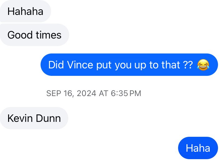 RobZedic's tweet photo. @TheTBiggz79 @JCLayfield @HeyHeyItsConrad @PrichardShow Here’s my conversation with my friend who was the one who fired the cannon and shot him in the balls 😂 https://t.co/Co9kgO1Jam