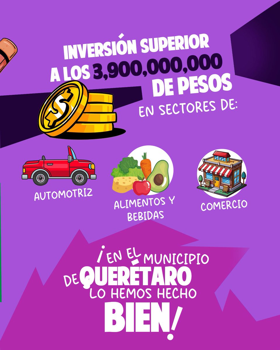 Las inversiones siguen llegando, los negocios no dejan de crecer y se están generando nuevas oportunidades de empelo para miles de queretanos.

Eso no pasa por casualidad: pasa cuando se trabaja con visión, con orden y con compromiso.

#Querétaro avanza. 
#PlanOrden