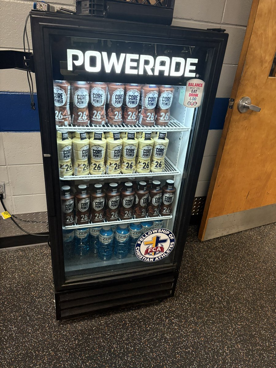cade johnson (@coach_cade_) on Twitter photo How many high schools have a stocked fridge in the weightroom of core powers and powerades? the party don’t stop <a href="/TaycoBulldogs/">Taylor County Football</a>!!! How many high schools have a stocked fridge in the weightroom of core powers and powerades? the party don’t stop <a href="/TaycoBulldogs/">Taylor County Football</a>!!!