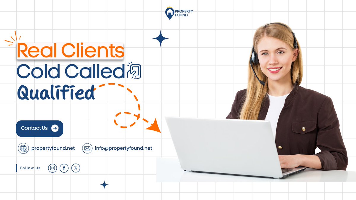 PropertyFounds's tweet image. Zillow leads = form fillers.PropertyFound leads = ready-to-move sellers &amp;amp; buyers.
We call. We verify. You close.📩 info@propertyfound.net | 🌐 propertyfound.net
#LeadGeneration #ColdCallingWorks #RealEstateMarketing #RealtorTools #SellerBuyerLeads #PropertyFound