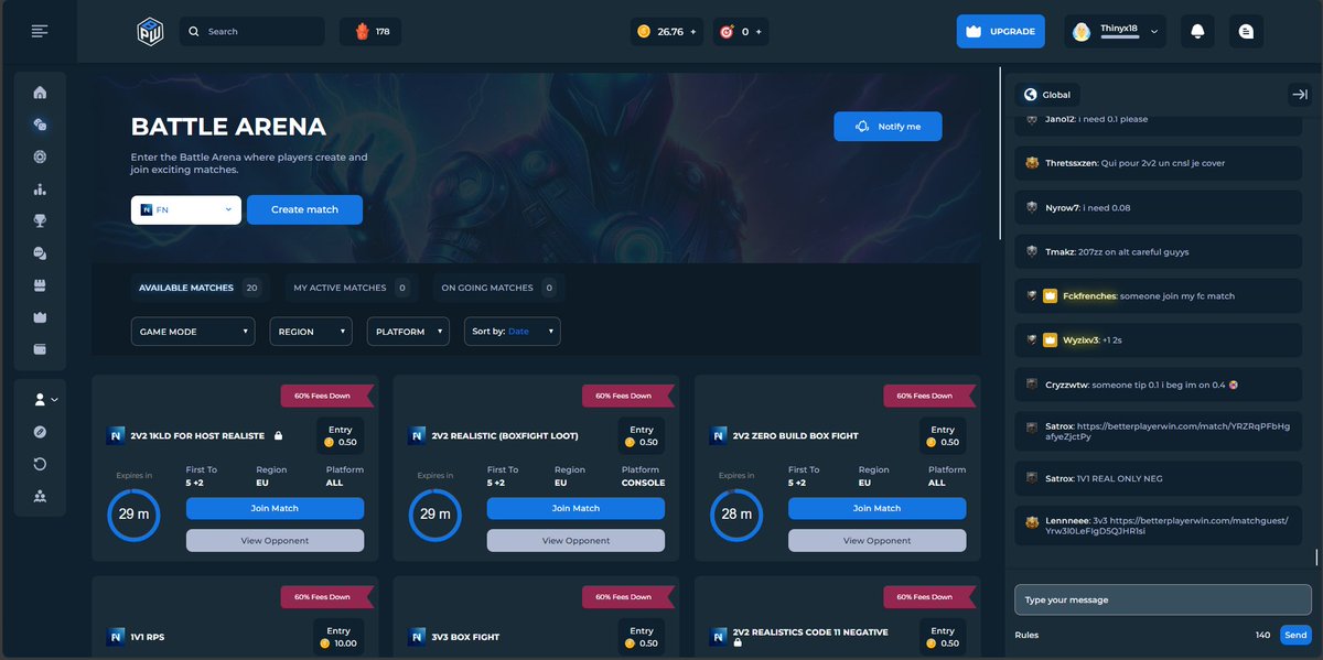 Sell coin 1:1