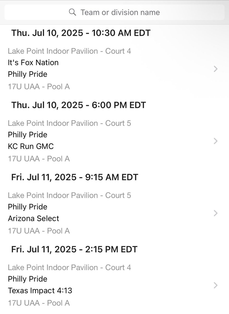DiorCarter3_'s tweet image. College Coaches here’s my schedule for this upcoming UAA tournament with @phillypride17ua