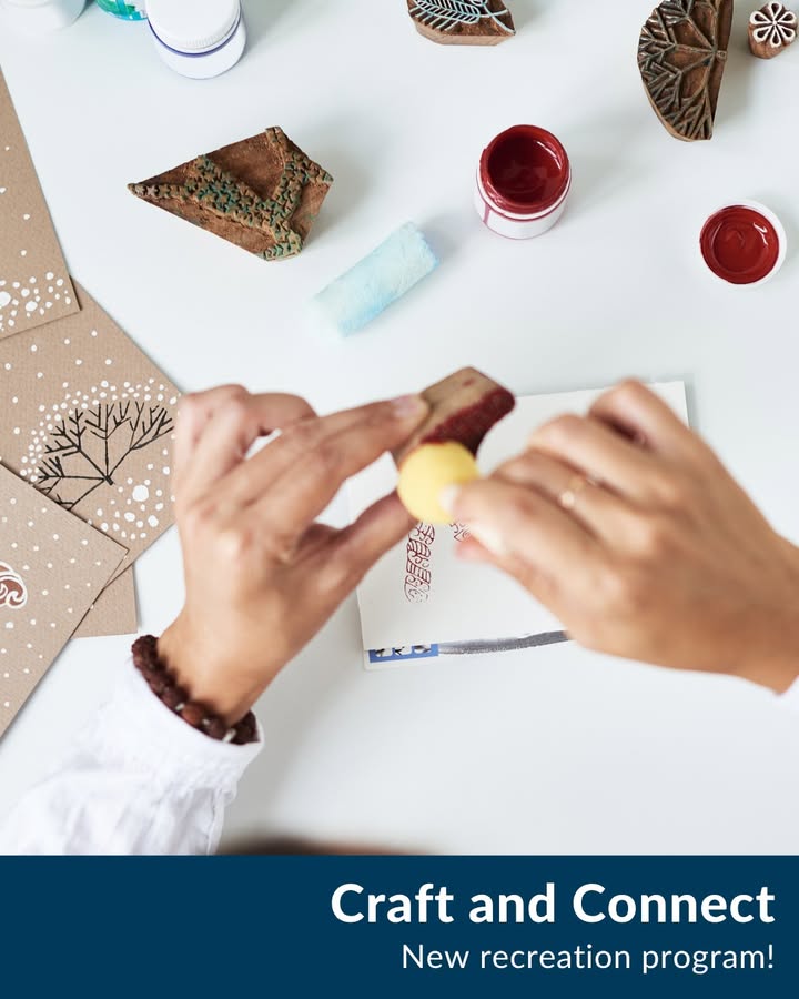 Join us for Craft and Connect, a new drop-in creative escape!

🗓️ Fridays
⏰ 10 am - 3 pm
📍 Mt. Boucherie Recreation Complex, Portable
💲 $3.00 per drop-in session (pay at the Recreation Portable)

Learn more: bit.ly/3IgKiPZ