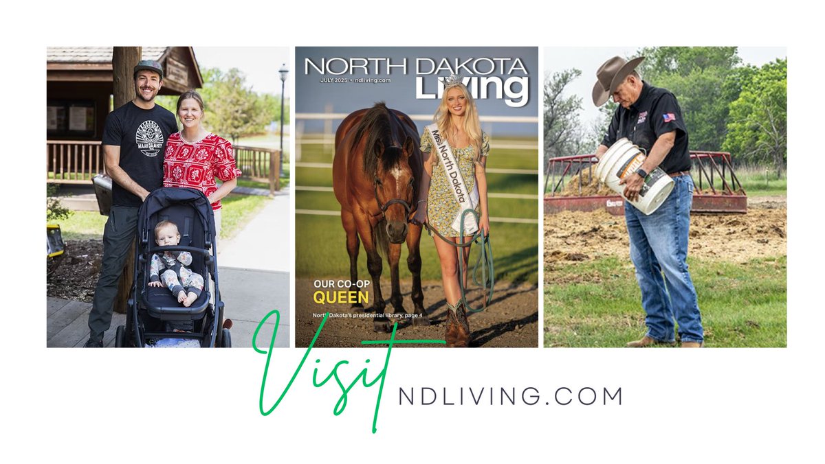 Meet Miss North Dakota — Kennedy DeLap our magazine intern, learn more about the new Teddy Roosevelt presidential library and Wild Willy seasonings in the July issue of North Dakota Living! ndliving.com