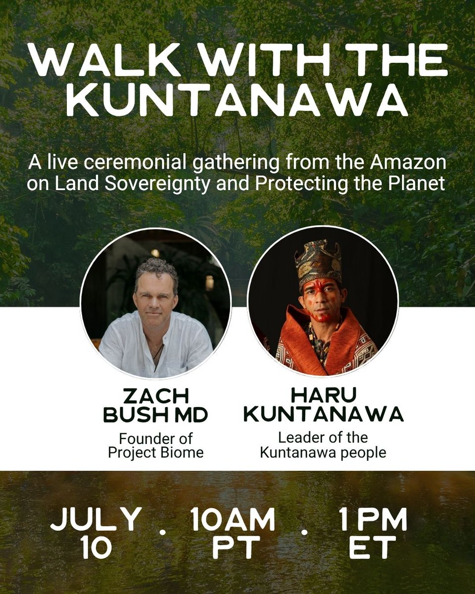 DrZachBush's tweet image. After an overwhelming response + support to our first webinar, we are offering a rare & free, virtual ceremonial gathering to continue the mission of protecting the sacred. Join us here: streamyard.com/watch/HxMWcbSP…