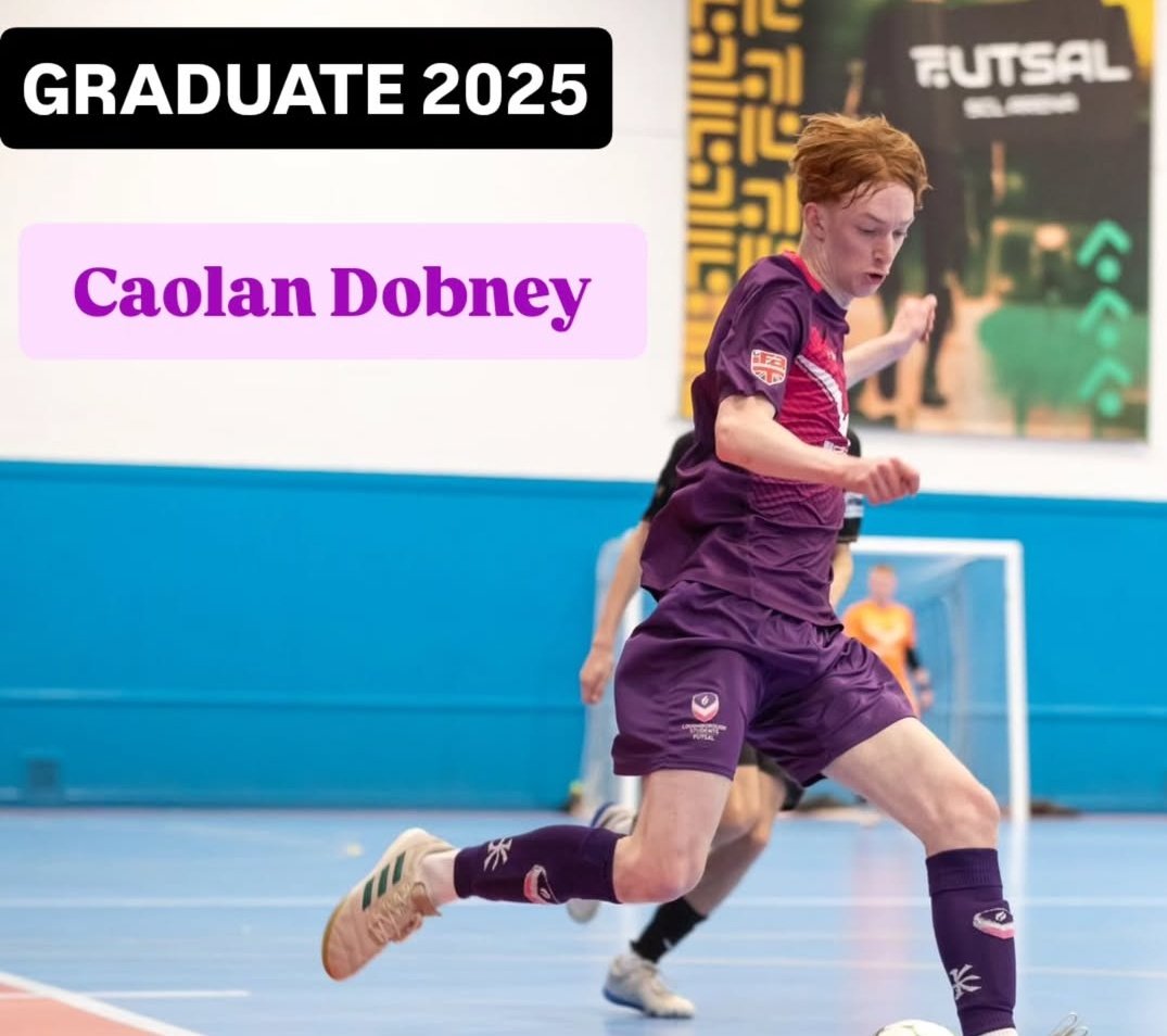 🔥 GRADUATE SPOTLIGHT 🔥
🧢 Name: Caolan Dobney
📅 Years with us: 2022–2025
📈 Career Totals:
• GP: T1 35, Goals: 13, Assists: 12
    T2 20, Goals: 15, Assists: 12
    B1 19, Goals: 11, Assists: 12
*INTERNATIONAL DEBUT WITH NORTHERN IRELAND NATIONAL TEAM*8 GAMES, 3 GOALS*