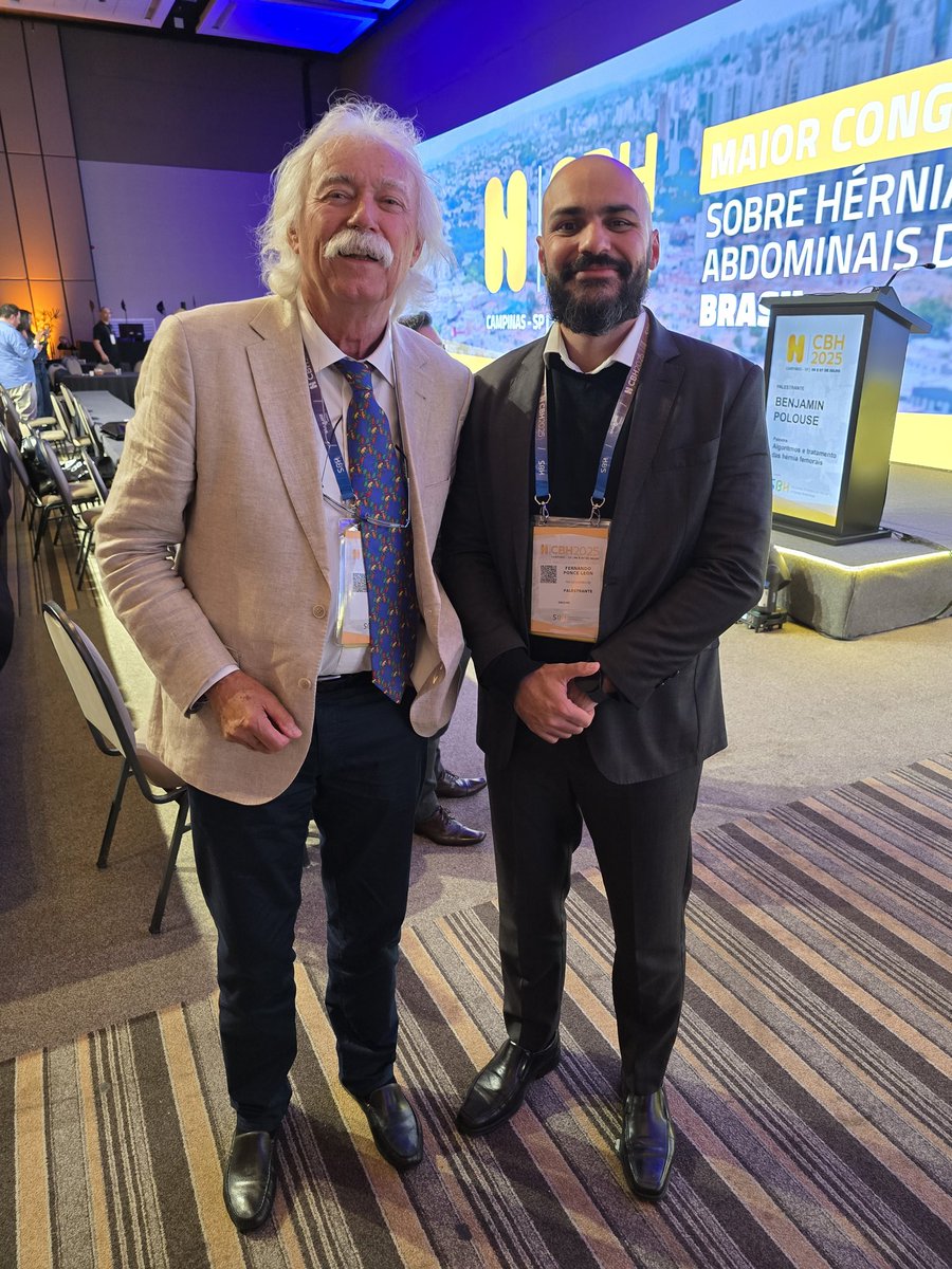 Me and prof Jan Kukleta at the Brazilian Hernia Congress