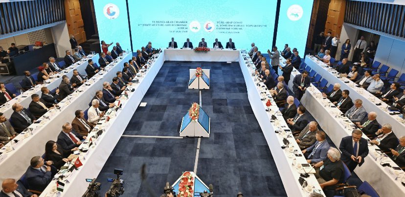 PTBiletisim's tweet photo. Yönetim Kurulu Başkanımız ve Türk-Arap Ticaret Odası Üyesi Yahya Toplu Türkiye Odalar ve Borsalar Birliği ile Dünya Odalar Federasyonu Başkanı M. Rifat Hisarcıklıoğlu ve Arap Odalar Birliği Bşk. Samir Majoul’un katılımıyla düzenlenen Türk-Arap Ticaret Odası Toplantısına katıldı. https://t.co/R0CPBo79WJ