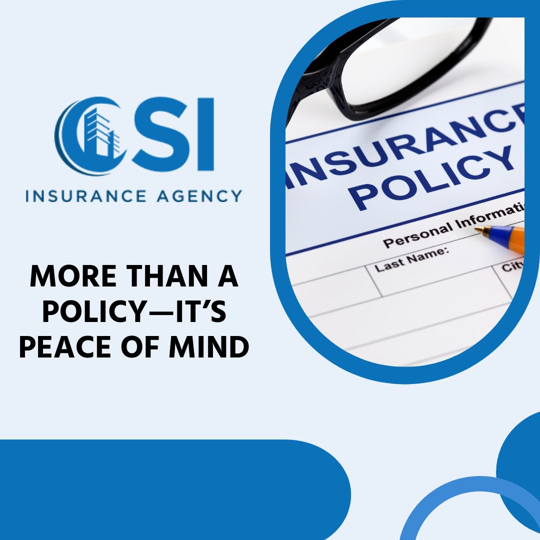 csiinsagency's tweet image. Every policy should work as hard as you do. Make sure yours does.

💬 Let’s build your perfect plan: csiinsagency.com

#AutoInsuranceDoneRight #CarCoveragePerks #SafeDriverRewards #InsuranceSavings #ProtectionThatPays #AutoPeaceOfMind #SmartCarOwners #InsuranceDis
