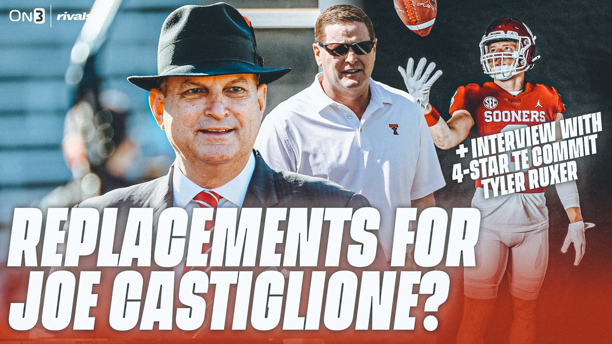 What's next for the Oklahoma Athletic Department after Joe C's retirement? 👀

<a href="/ParkerThune/">Parker Thune</a> and <a href="/Bdrumm_Rivals/">Brandon Drumm</a> dive into potential candidates, and interview new #Sooners 4-Star TE commit Tyler Ruxer ⬇️
youtu.be/4JfPfxY8Dxk
