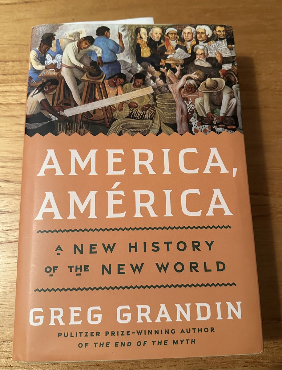 Just received a copy of Greg Grandin’s new book, America, América, which proved to be a stimulating read so far. I was invited to write a review and I’m really looking forward! More details soon…
