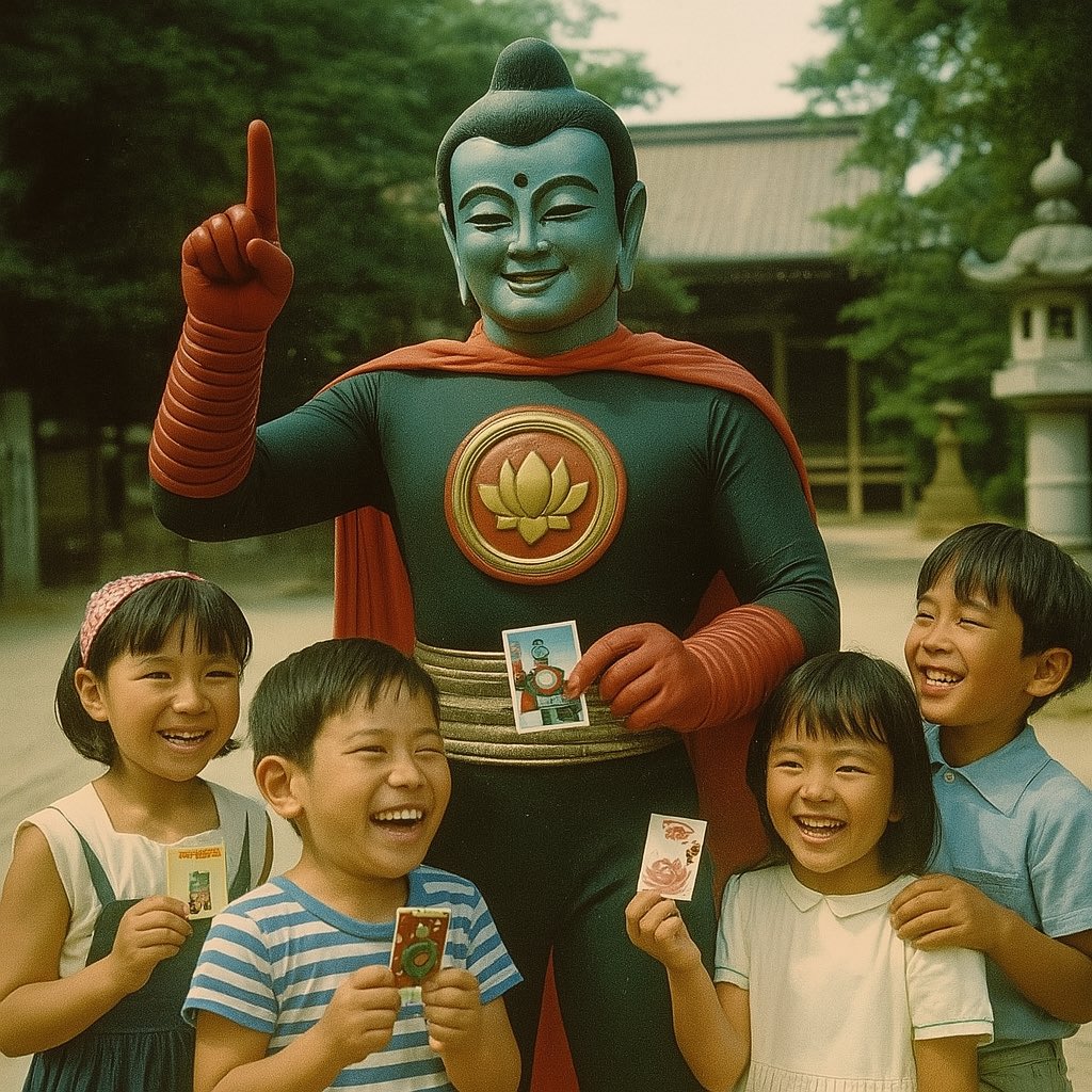架空昭和史 #仏造人間ナンマイダー 【🪷#ナンマイダー商店🪷】 やぁ