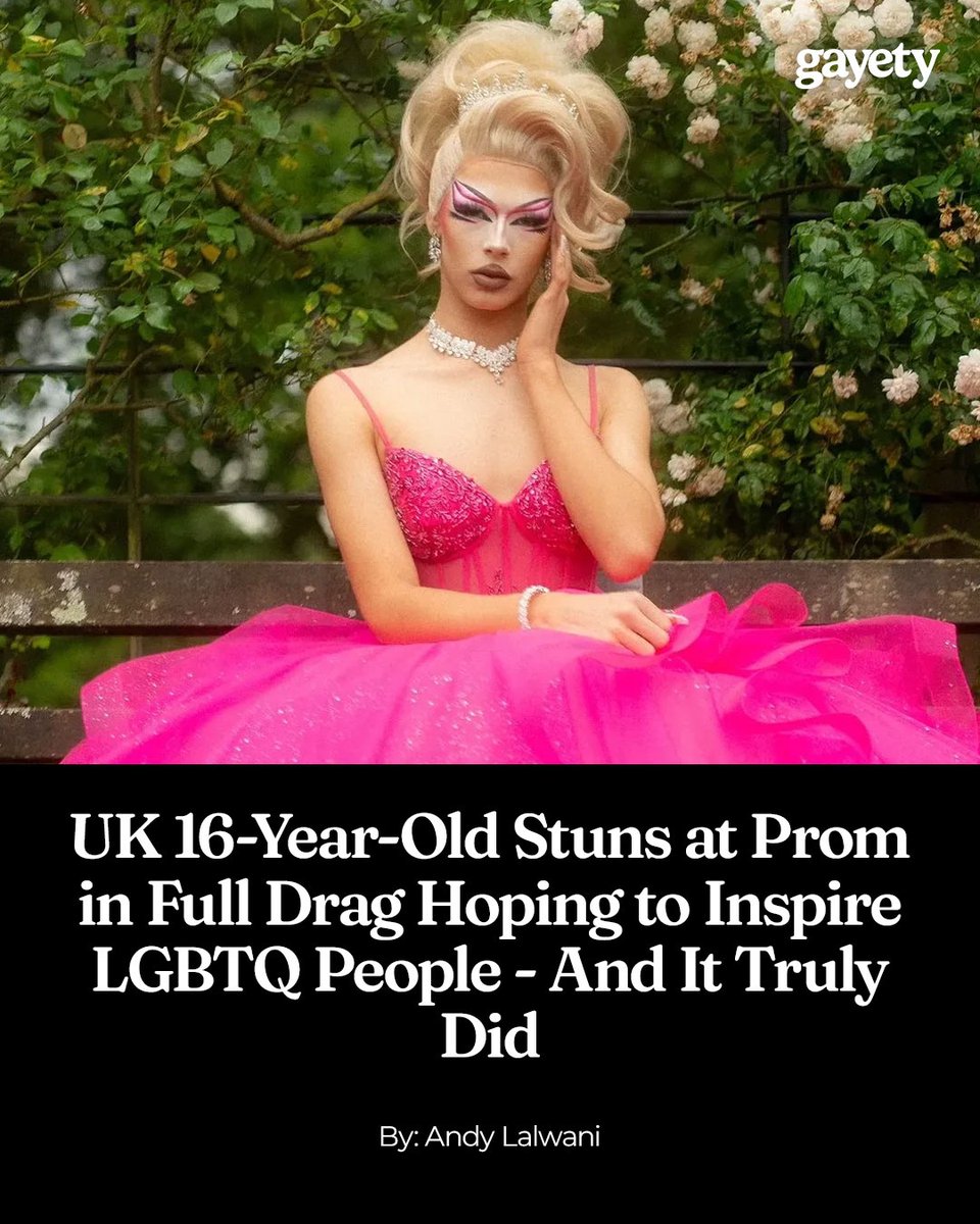 gayety's tweet image. In a dazzling display of courage, glitter, and unapologetic authenticity, 16-year-old Alfie Smith - known on stage as ESME Doll - attended his high school prom in full Barbie-inspired drag.
🔗: gayety.com/16-year-old-at…