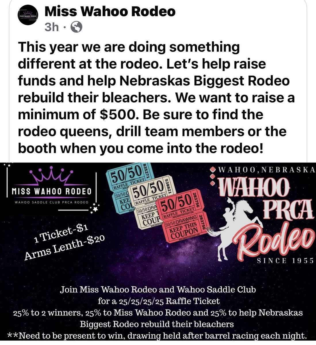 Wahoo Saddle Club (@wahooprcarodeo) on Twitter photo 