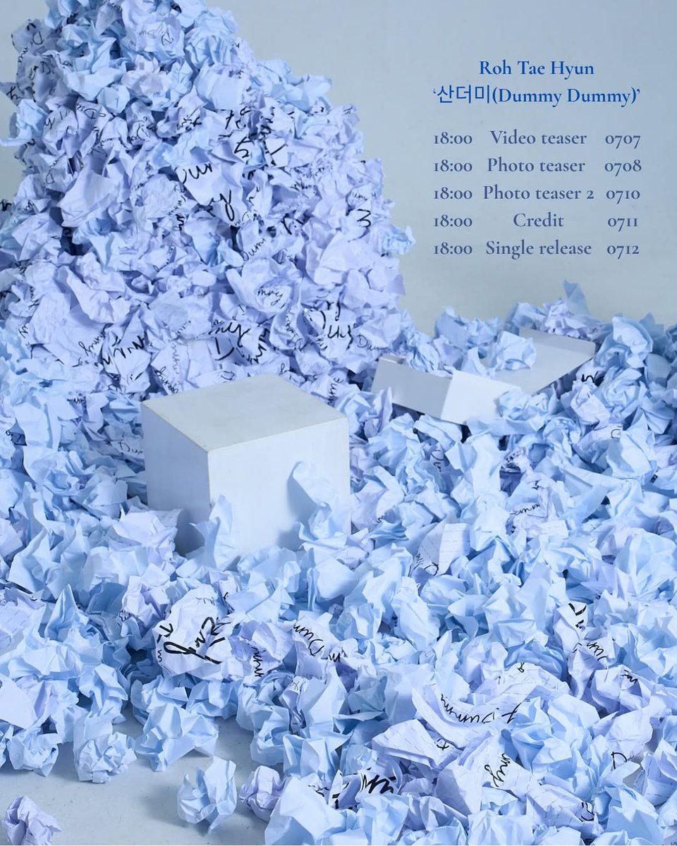 khfont's tweet photo. 2025.07
노태현 [산더미(Dummy Dummy)] 
Digital Single Timeline

#노태현 https://t.co/mlbXEmKBvw