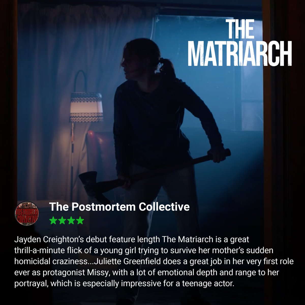 Slated’s newest horror thriller, THE MATRIARCH, is now available to buy or rent! A thirteen year old girl kills her addict mother's boyfriend in self defense and is subsequently terrorized by her own mother. Amazon: loom.ly/O1Cp0q0 Apple TV: loom.ly/J1n0_dk