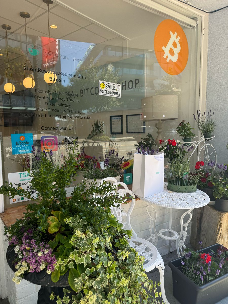 ArtTeaswap's tweet photo. 🌸 We’re BACK at 1347 Marine Drive!

TSA Bitcoin Shop has officially reopened after restoration 🙌

💜 Drop by and receive a free lavender gift to kick off the summer vibes!

🛍️ Shop a minimum of $99 in crypto wallets or merchandise and unlock exclusive perks.

💰 Buy & sell Bitcoin, explore memetokens, and join our crypto community today!

📍#WestVancouver

🎁 #BitcoinGifts #LavenderVibes #TSAshop #BTCVancouver #CryptoMerch #Web3Summer #iCashRewards #Memetokens #BackToMarine