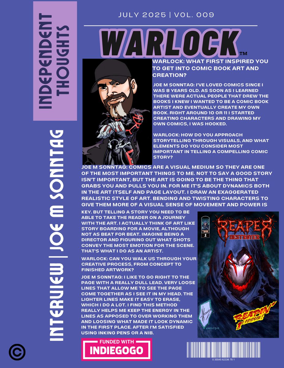 WarlockComics's tweet image. WARLOCK (Independent Comics Magazine) July | Vol. 009 Part Two (Pg5-8) #Comicsgate #ComicArt @EthanVanSciver @JonMalin @BillyTucci @__RiseAgain__ @KatyDidClips @SaltyDraws @WartTheWizard @andysmithart @gnolan12 @ArtThibert @BloodyRedBaron @aaronlopresti @JoeMSonntag1