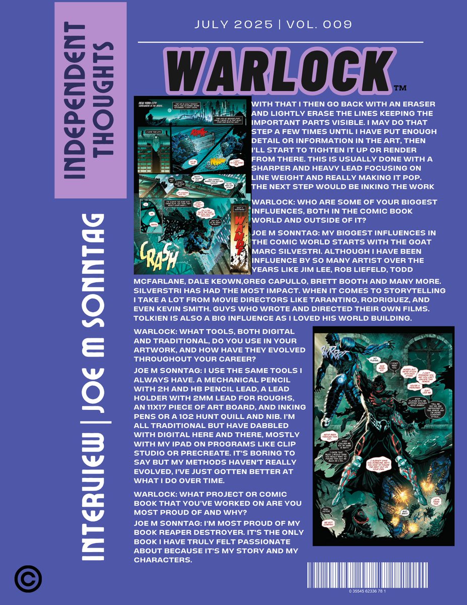 WarlockComics's tweet image. WARLOCK (Independent Comics Magazine) July | Vol. 009 Part Two (Pg5-8) #Comicsgate #ComicArt @EthanVanSciver @JonMalin @BillyTucci @__RiseAgain__ @KatyDidClips @SaltyDraws @WartTheWizard @andysmithart @gnolan12 @ArtThibert @BloodyRedBaron @aaronlopresti @JoeMSonntag1