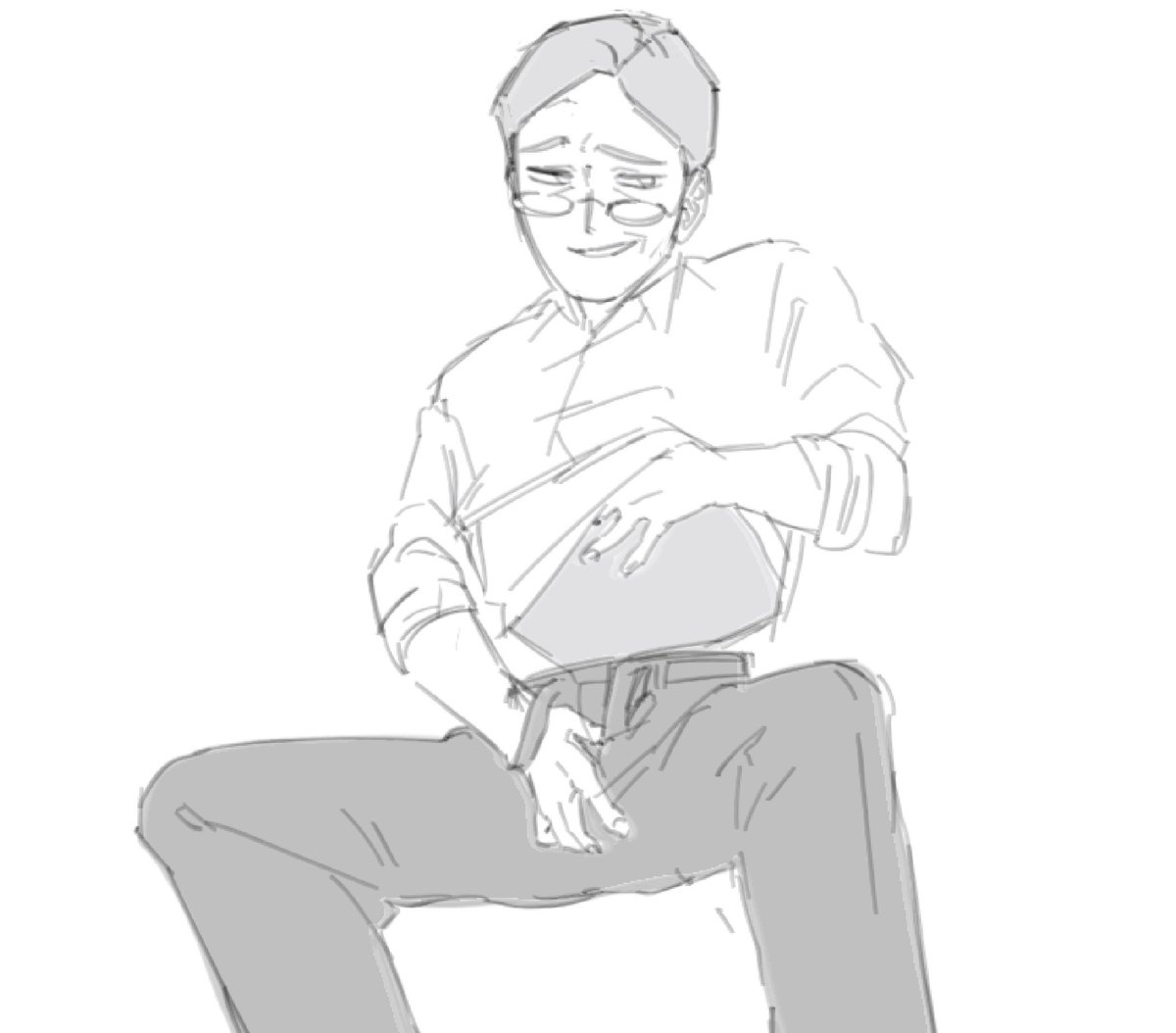 Half invisible Narrator cuz yes