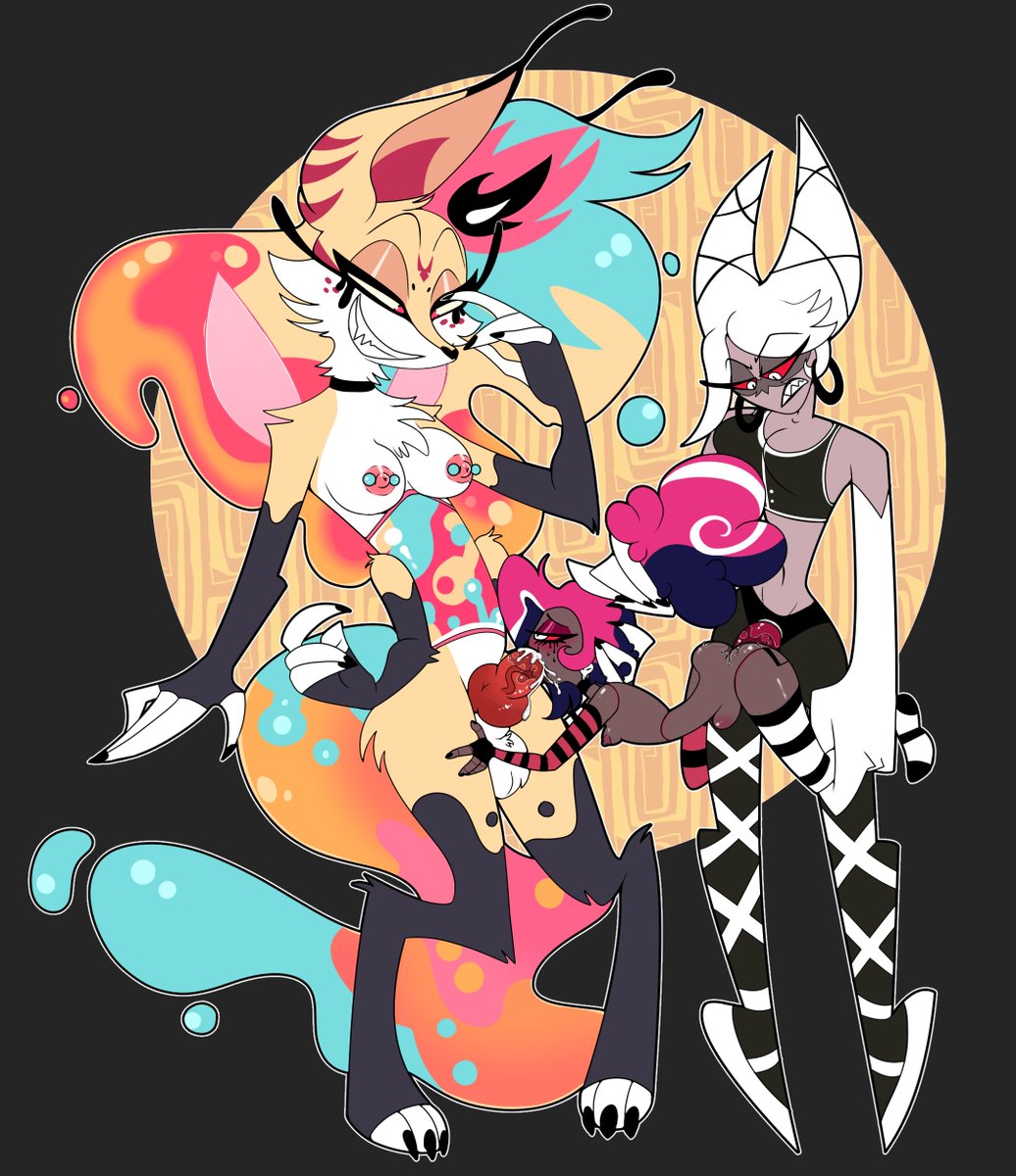 bee/carmilla/velvette comm for @/Vomoltron cw for large insert / non human  dick please be kind, practice good bonding, and share your sex doll with  friends!!