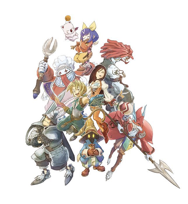 Final Fantasy IX 25th Anniversary Celebration announcements…no new game but…

-Interviews with devs on the game
-New and old art
-FF9 kuji game
-FF9 x Zoff glasses collab
-Pop-Up Shop in Japan
-New figurines and goods
-Vivi with Grandpa picture book
-Tribute video