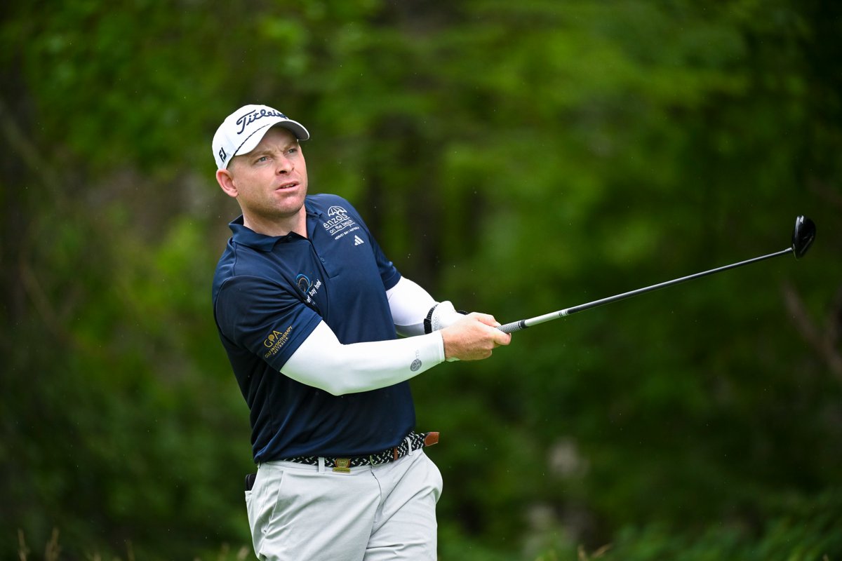 GolfAust's tweet image. Great start by 2023 Australian All Abilities champion Lachlan Wood at the #USAdaptiveOpen overnight.

As world No.1 Kipp Popert shot 11-under 61, Lachlan posted 4-under 68 to sit in a tie for fourth in the men&apos;s overall competition.

Lachlan is second just one stroke back in the…