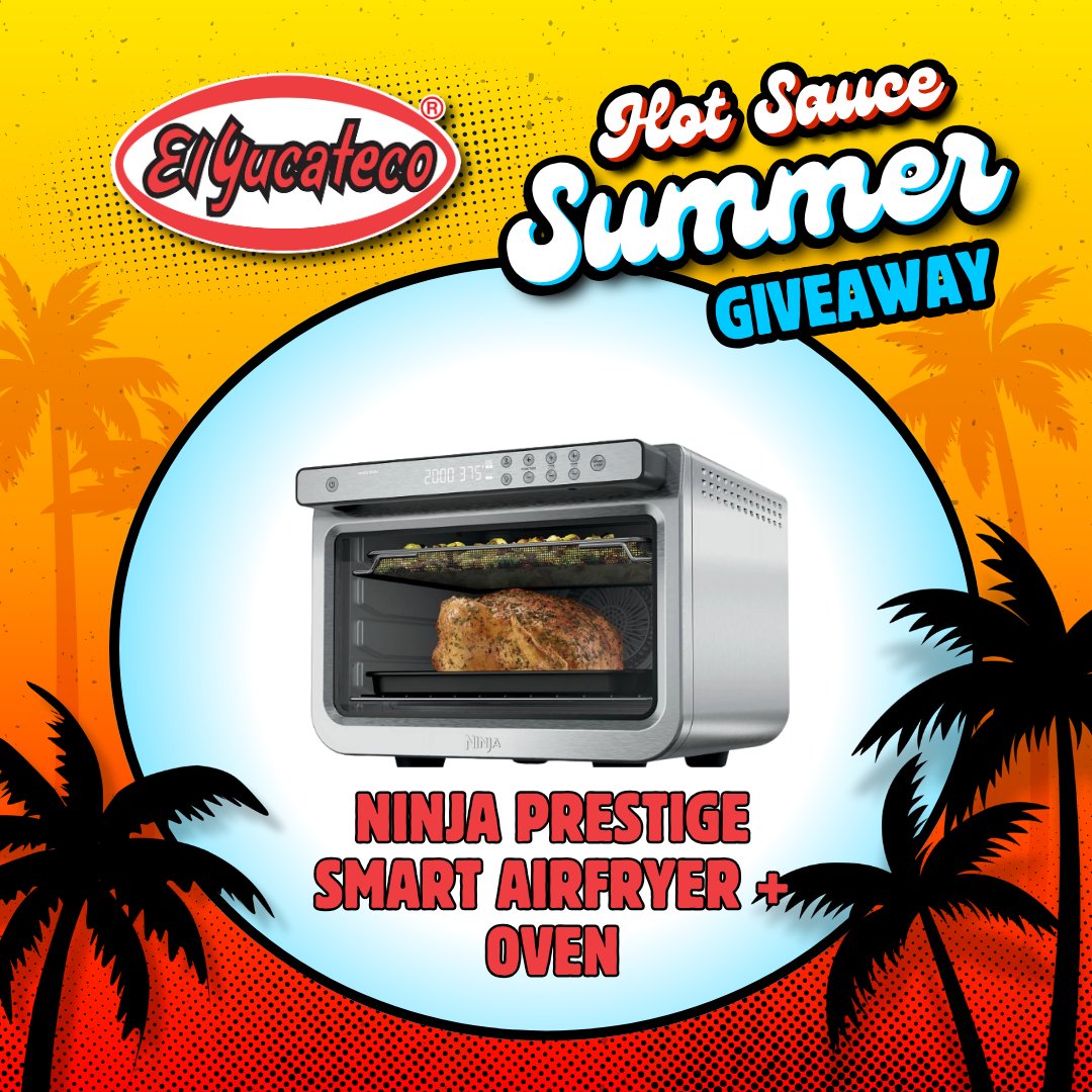 It's officially Hot Sauce Summer 2025 with El Yucateco! 

Week 7 - Ninja Prestige Smart Airfryer Oven, keeping things delicious AND a little bit healthier!

Not entered our giveaway yet? What are you waiting for!?

Click the link: amze.me/Nh-Ag and sign up today! IG