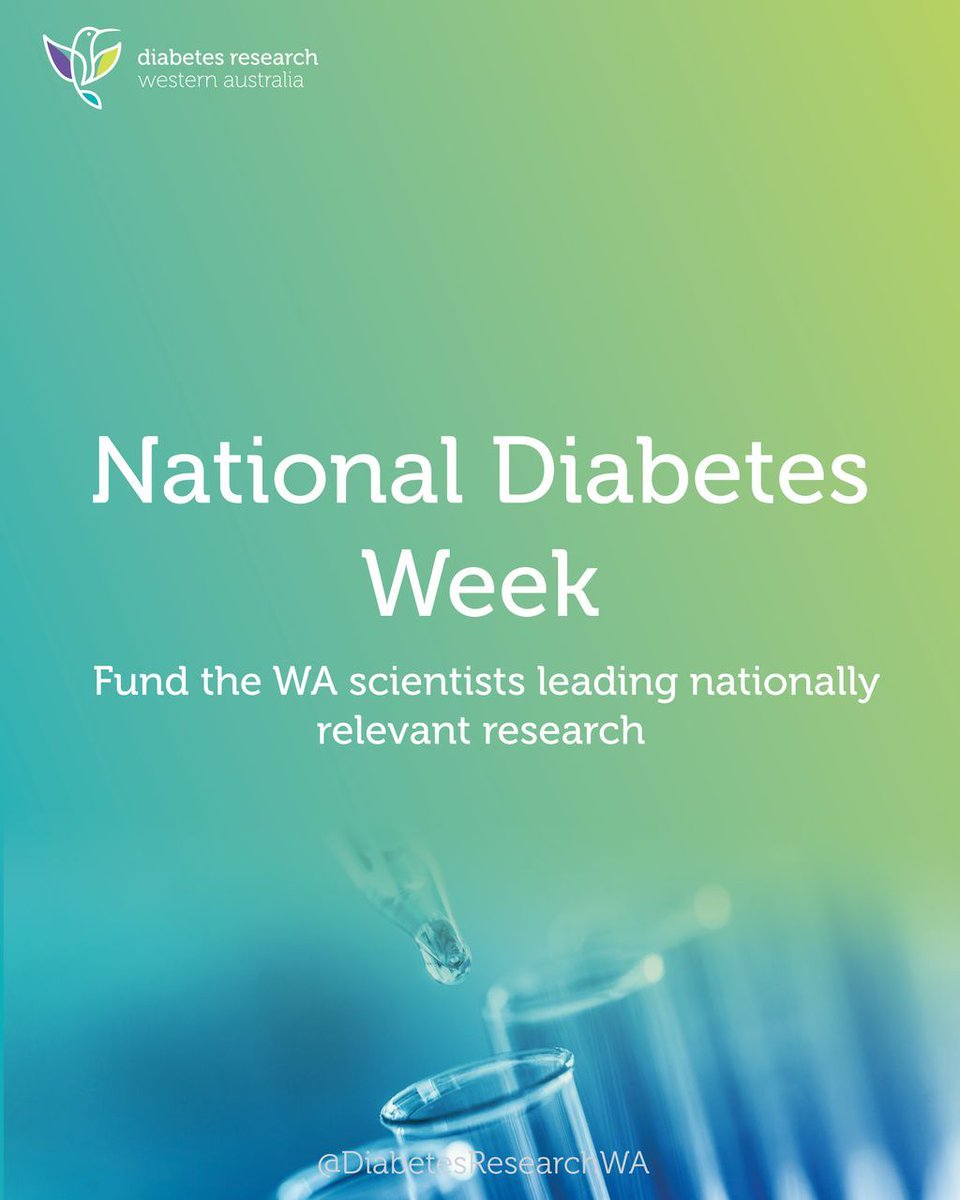 Diabetes Research WA tweet media